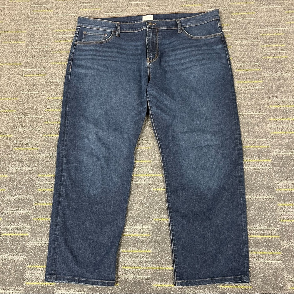 Hudson Byron Five Pocket Straight Leg Jeans Blue Mens Size 44x29 Cotton Blend